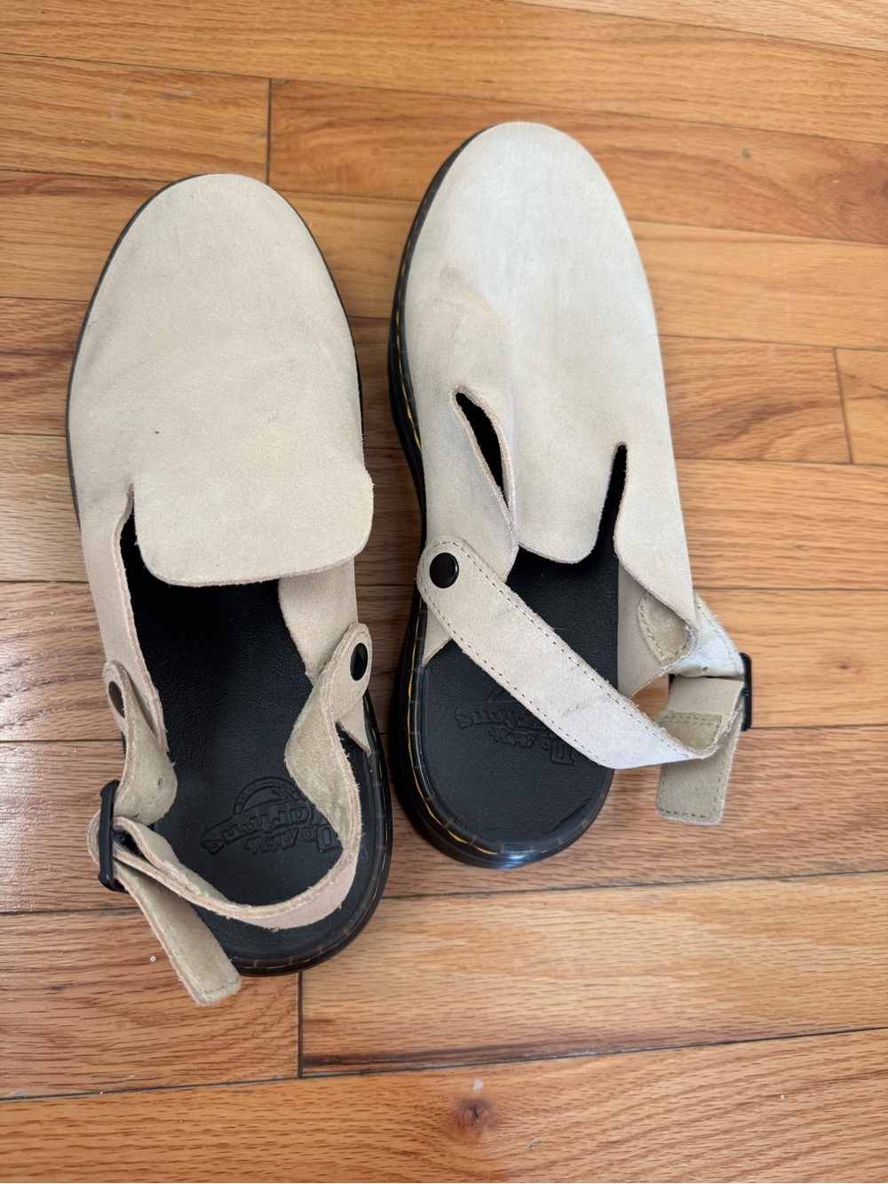 Dr. Martens Suede Slingback Clogs